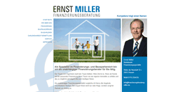 Desktop Screenshot of finanzierungsberatung-miller.de