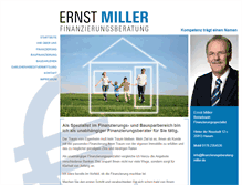 Tablet Screenshot of finanzierungsberatung-miller.de